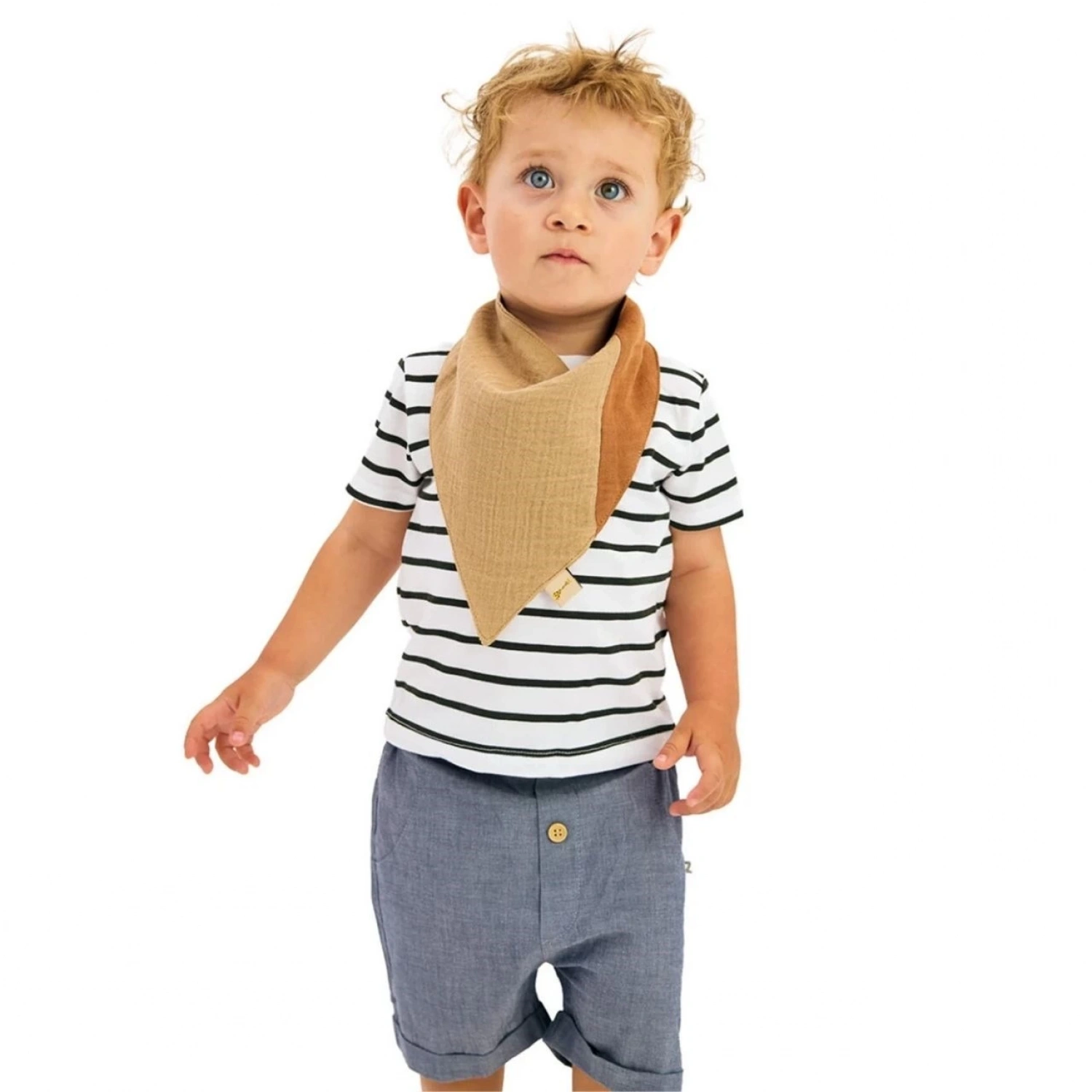 Miniboni 3lü Müslin Fular - Beige