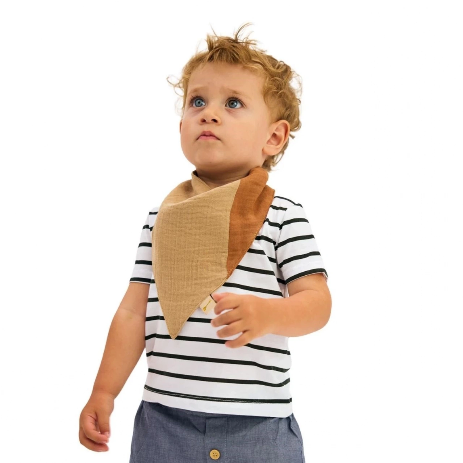 Miniboni 3lü Müslin Fular - Beige