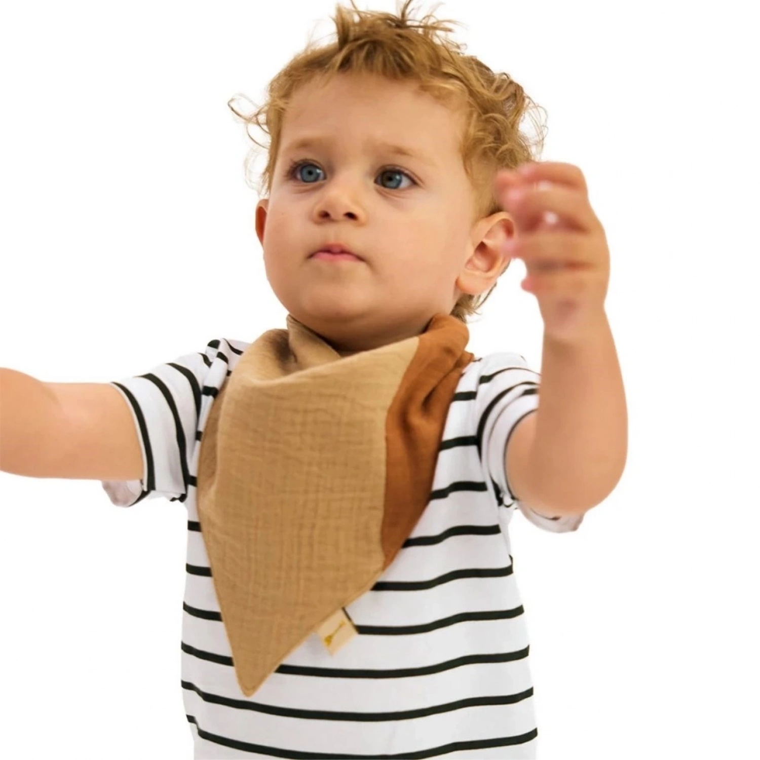 Miniboni 3lü Müslin Fular - Beige