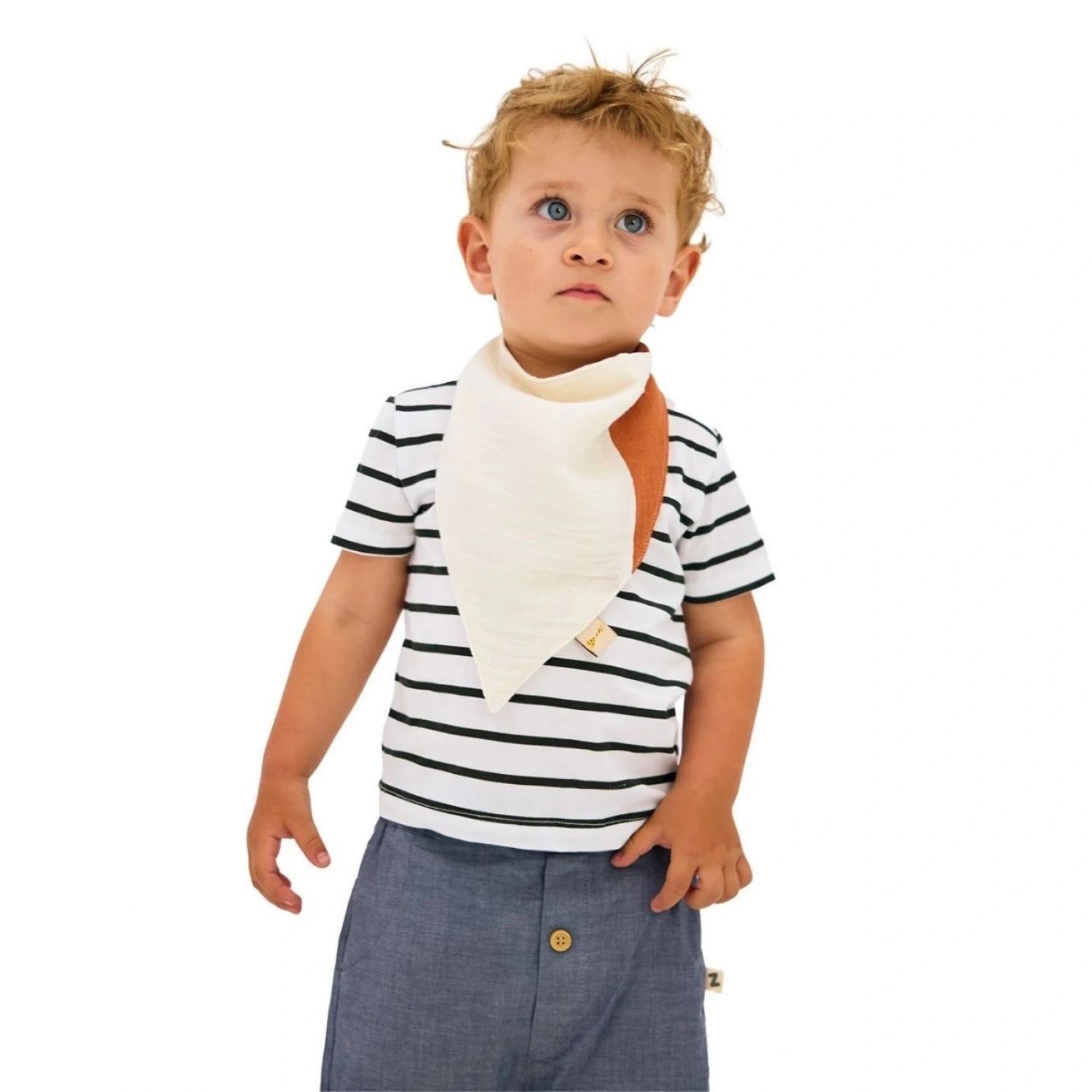 Miniboni 3lü Müslin Fular - Ekru