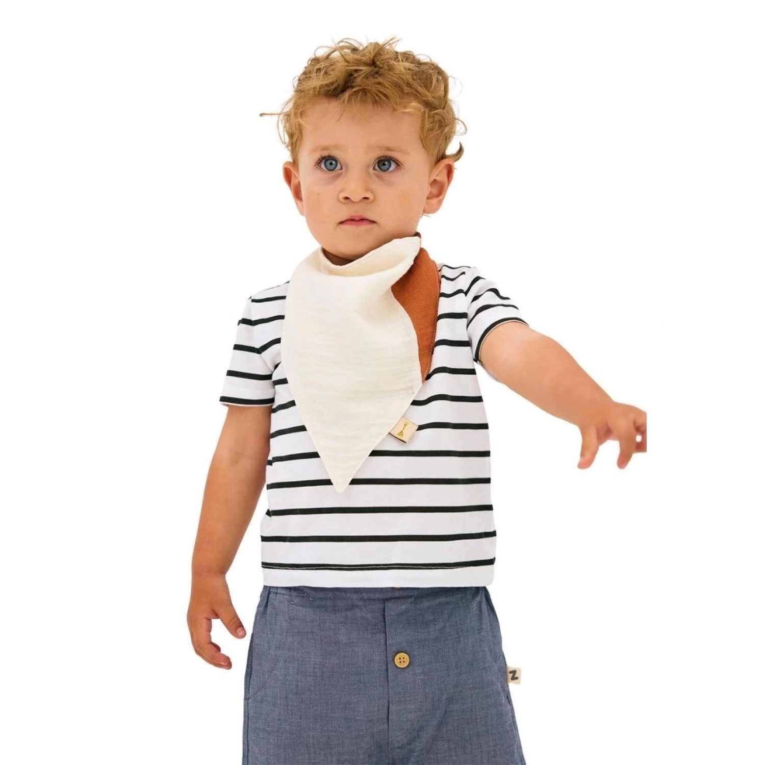 Miniboni 3lü Müslin Fular - Ekru