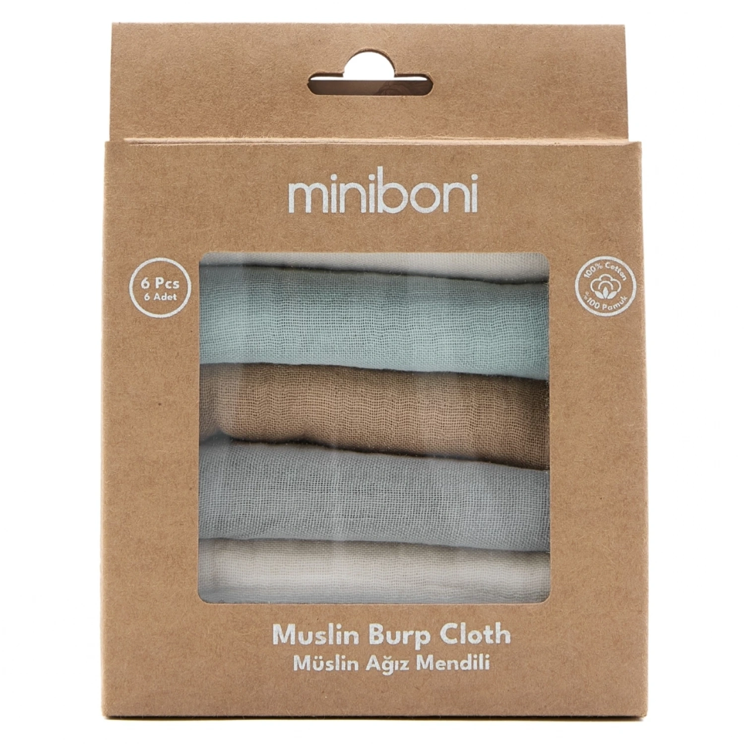 Miniboni 6lı Ağız Mendili