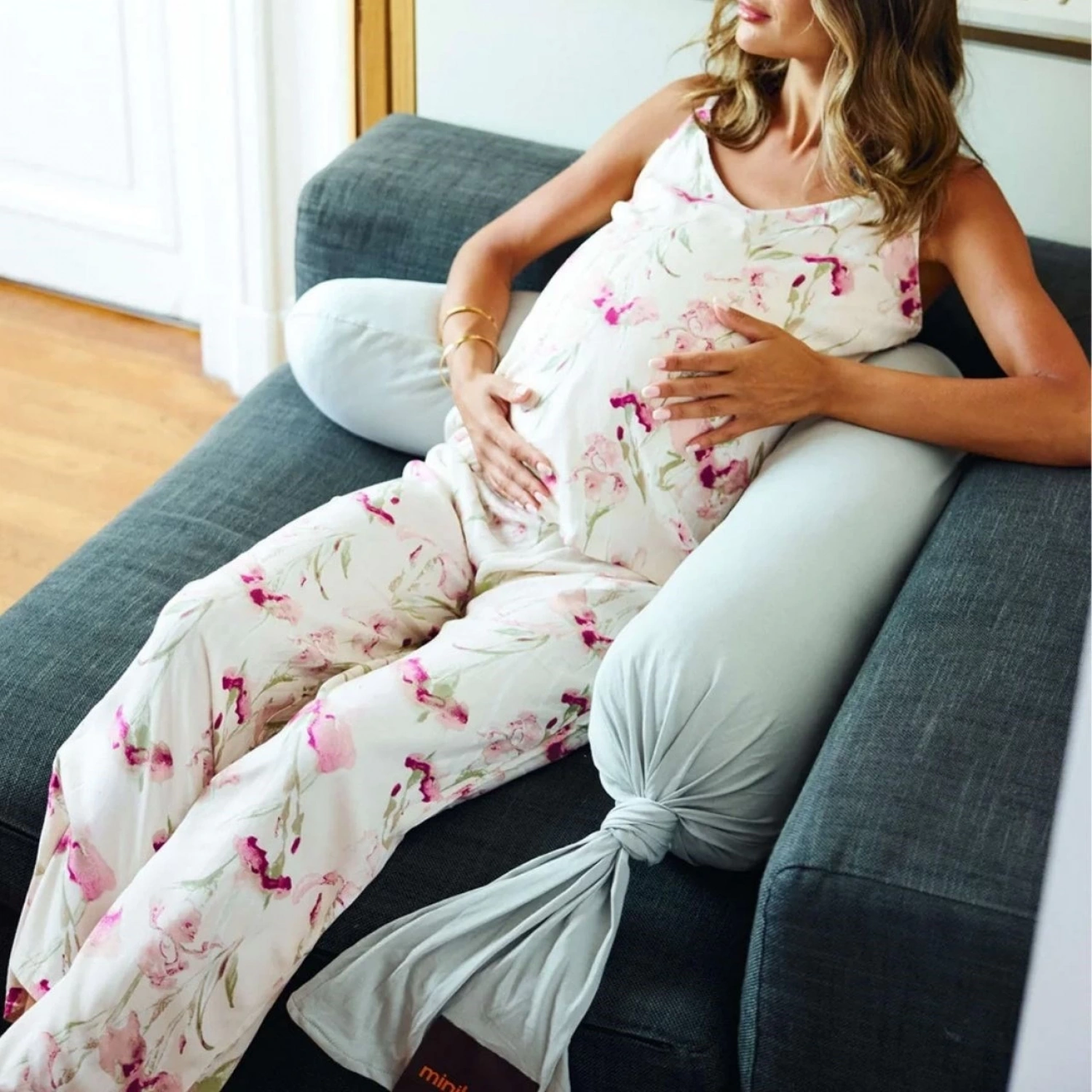 Miniboni Hamile Destek & Emzirme Minderi - Grey