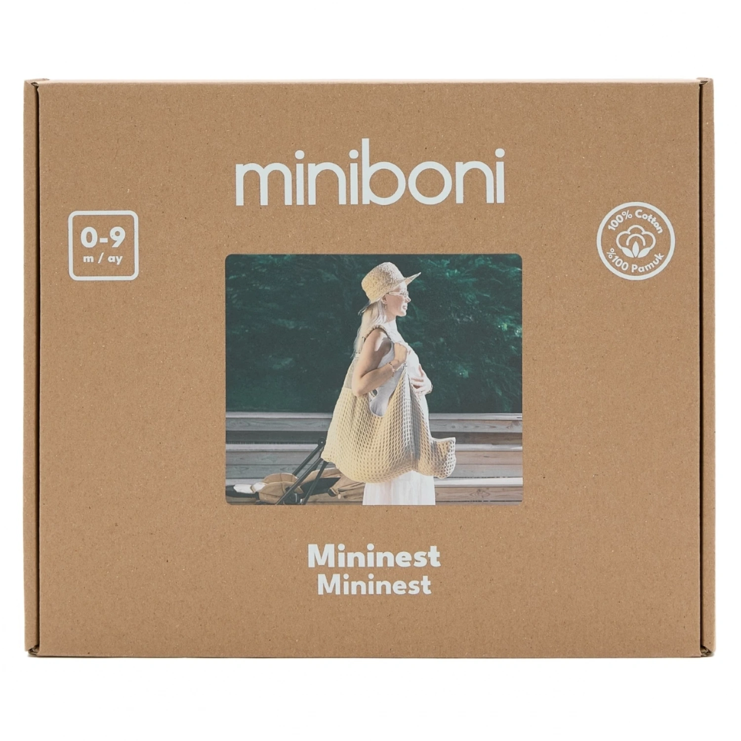 Miniboni Mininest Bebek Taşıyıcı - Grey