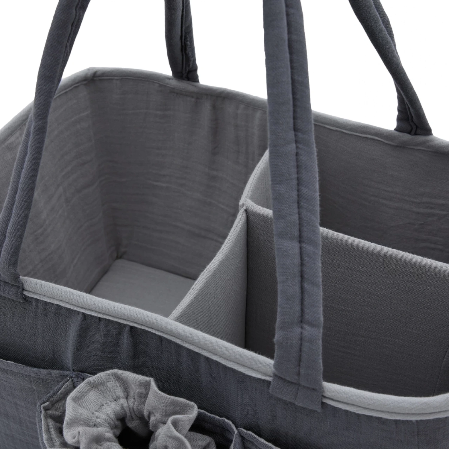 Miniboni Müslin Anne Organizer Çanta - Grey