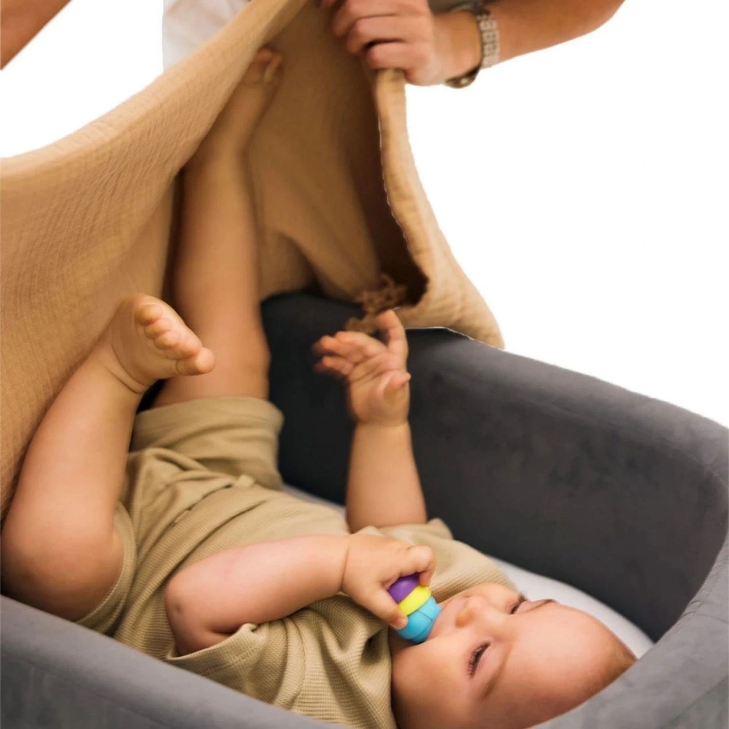 Miniboni Müslin Battaniye - Beige