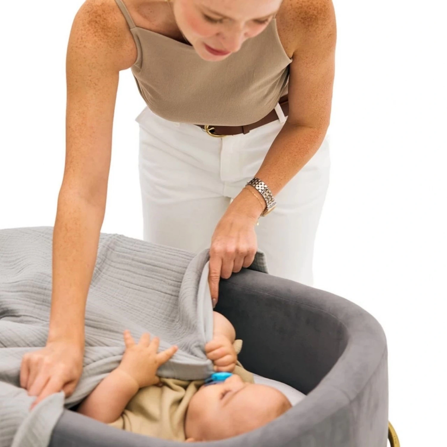 Miniboni Müslin Battaniye - Grey