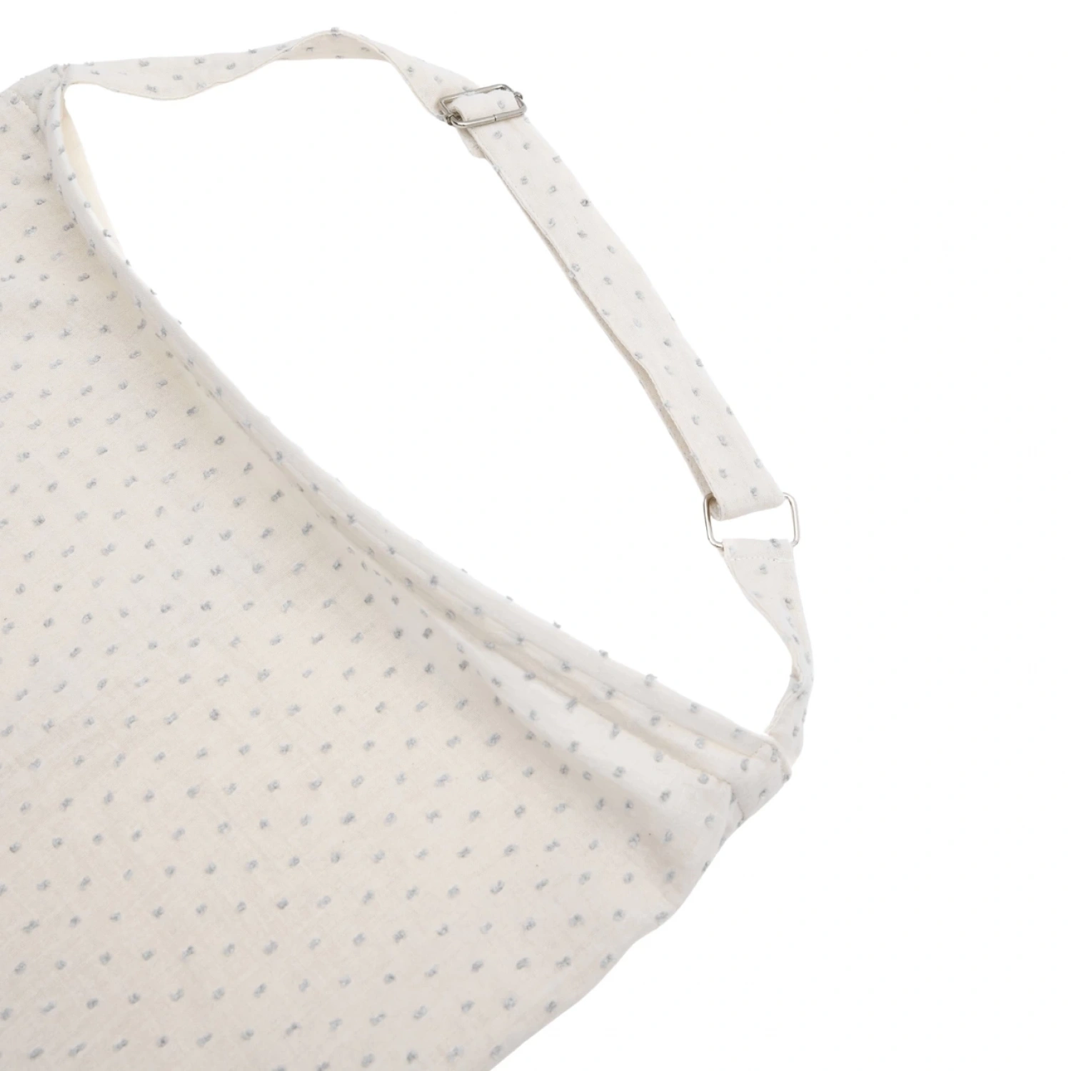 Miniboni Müslin Emzirme Örtüsü - White / Grey