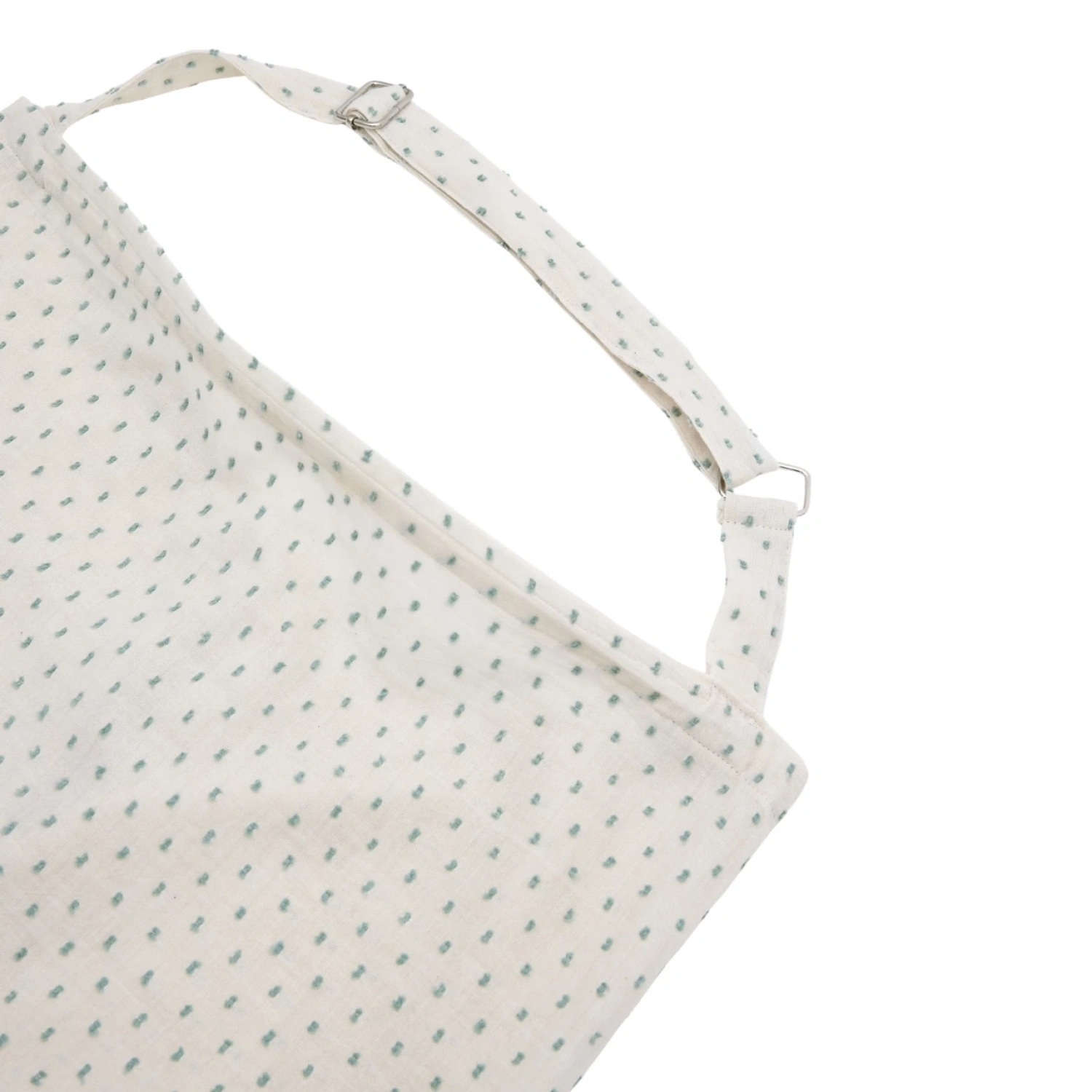 Miniboni Müslin Emzirme Örtüsü - White / Mint