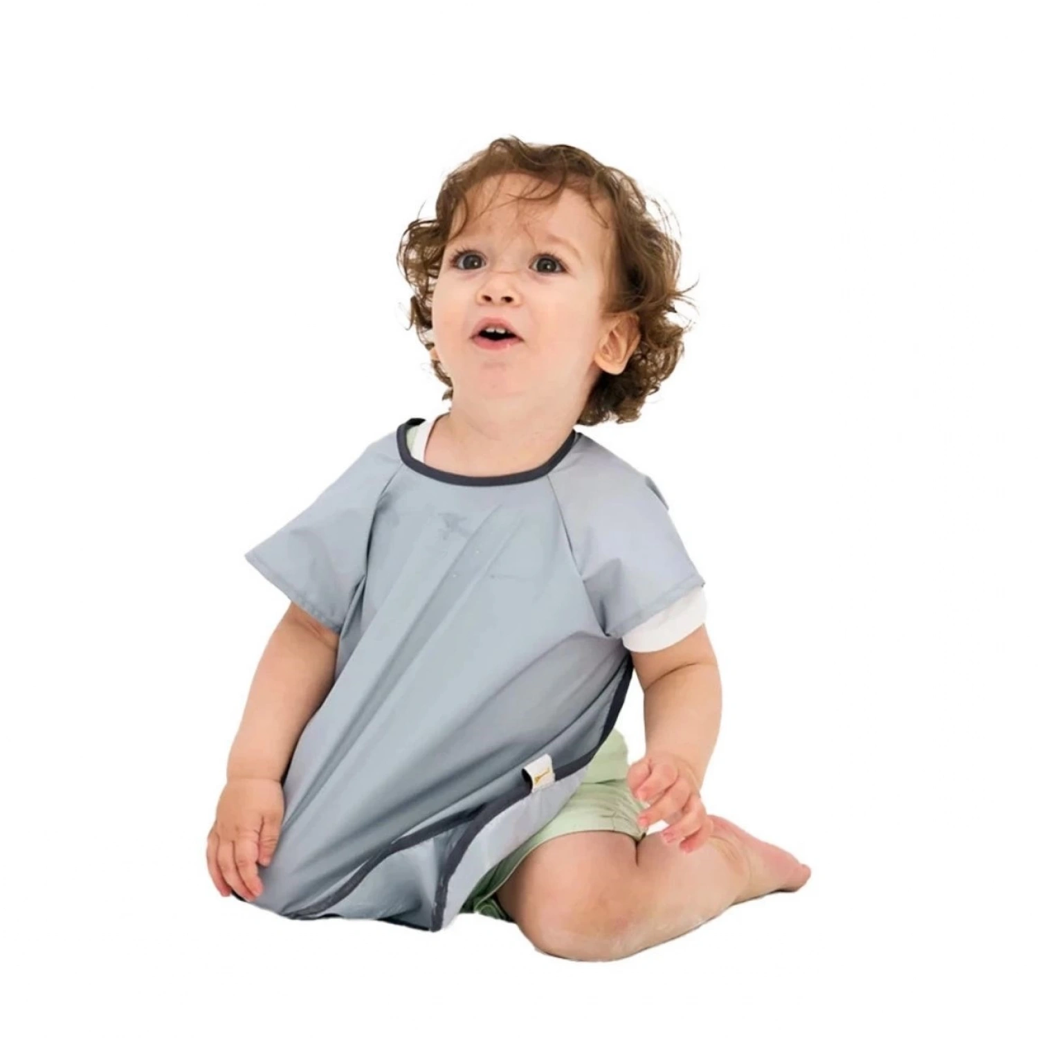 Miniboni Oyun & Mama Önlüğü Kısa Kollu - Grey