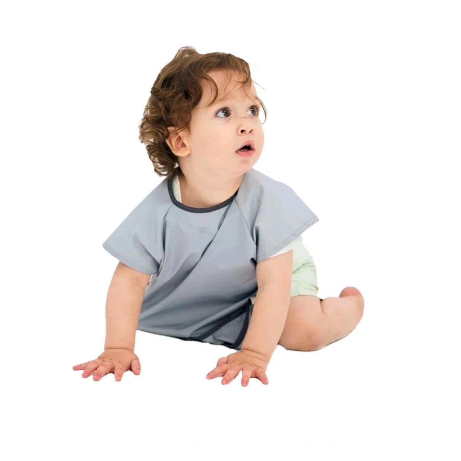 Miniboni Oyun & Mama Önlüğü Kısa Kollu - Grey