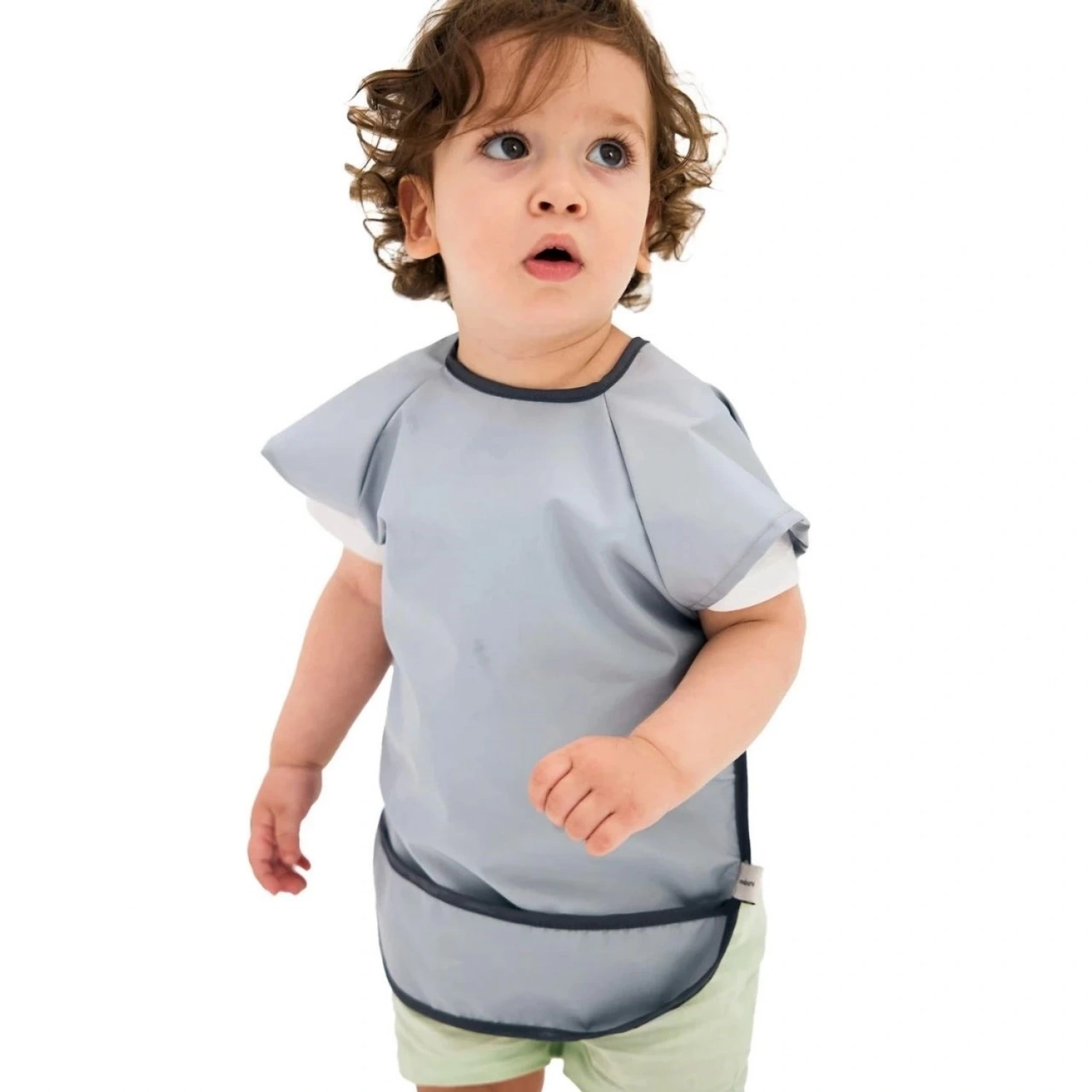 Miniboni Oyun & Mama Önlüğü Kısa Kollu - Grey