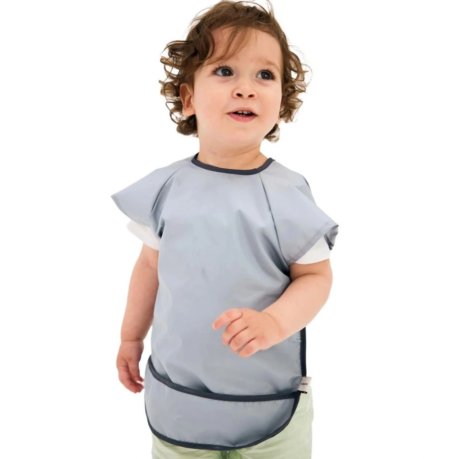 Miniboni Oyun & Mama Önlüğü Kısa Kollu - Grey