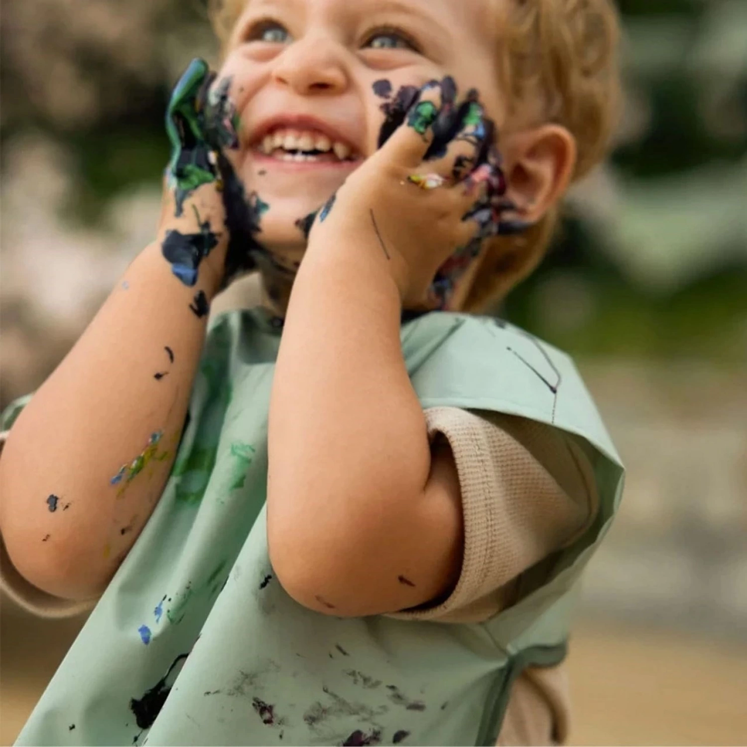 Miniboni Oyun & Mama Önlüğü Kısa Kollu - Mint