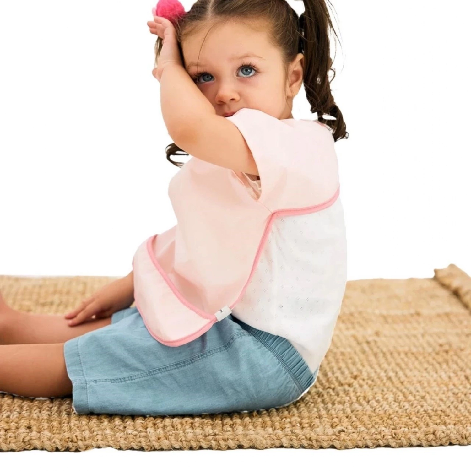 Miniboni Oyun & Mama Önlüğü Kısa Kollu - Pink