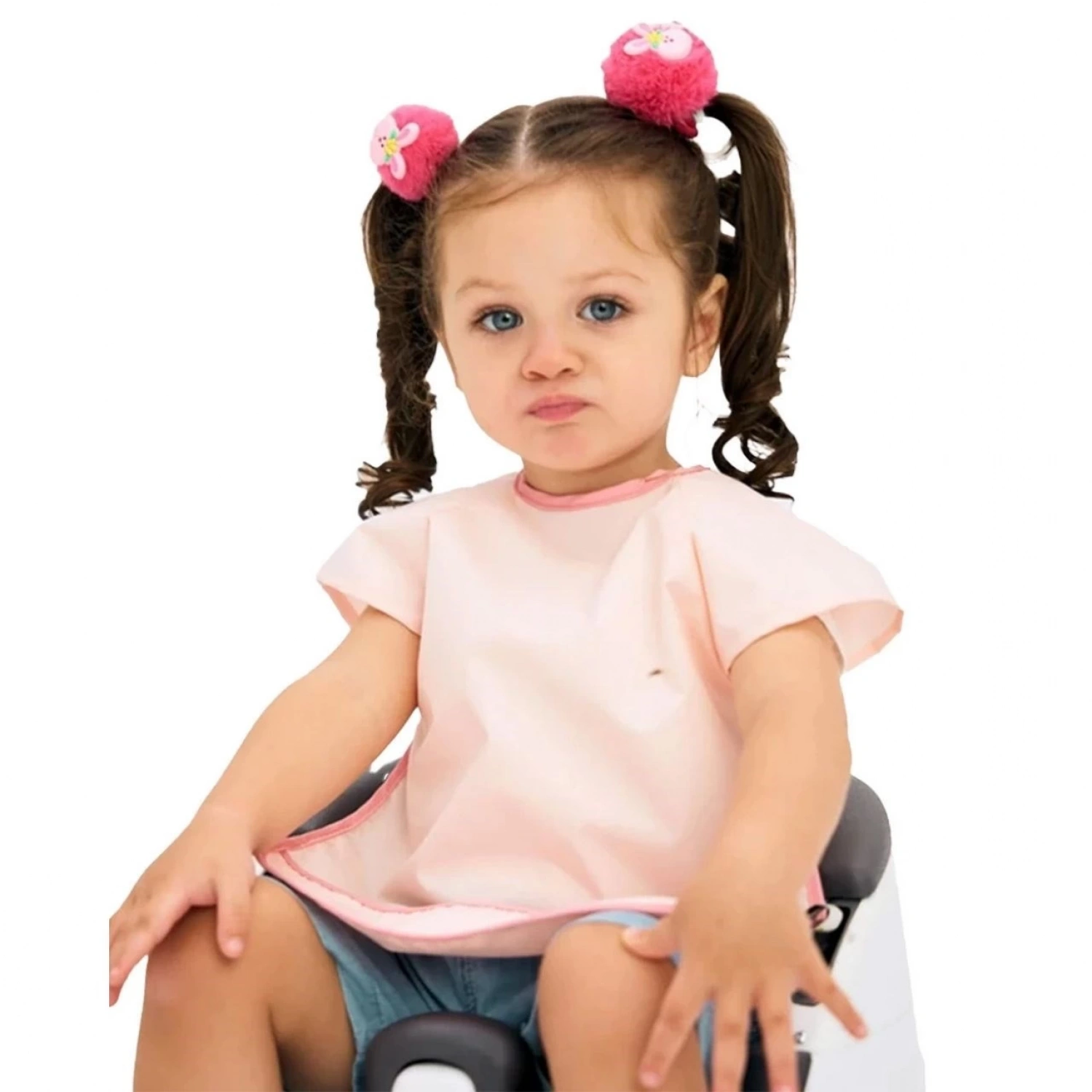 Miniboni Oyun & Mama Önlüğü Kısa Kollu - Pink