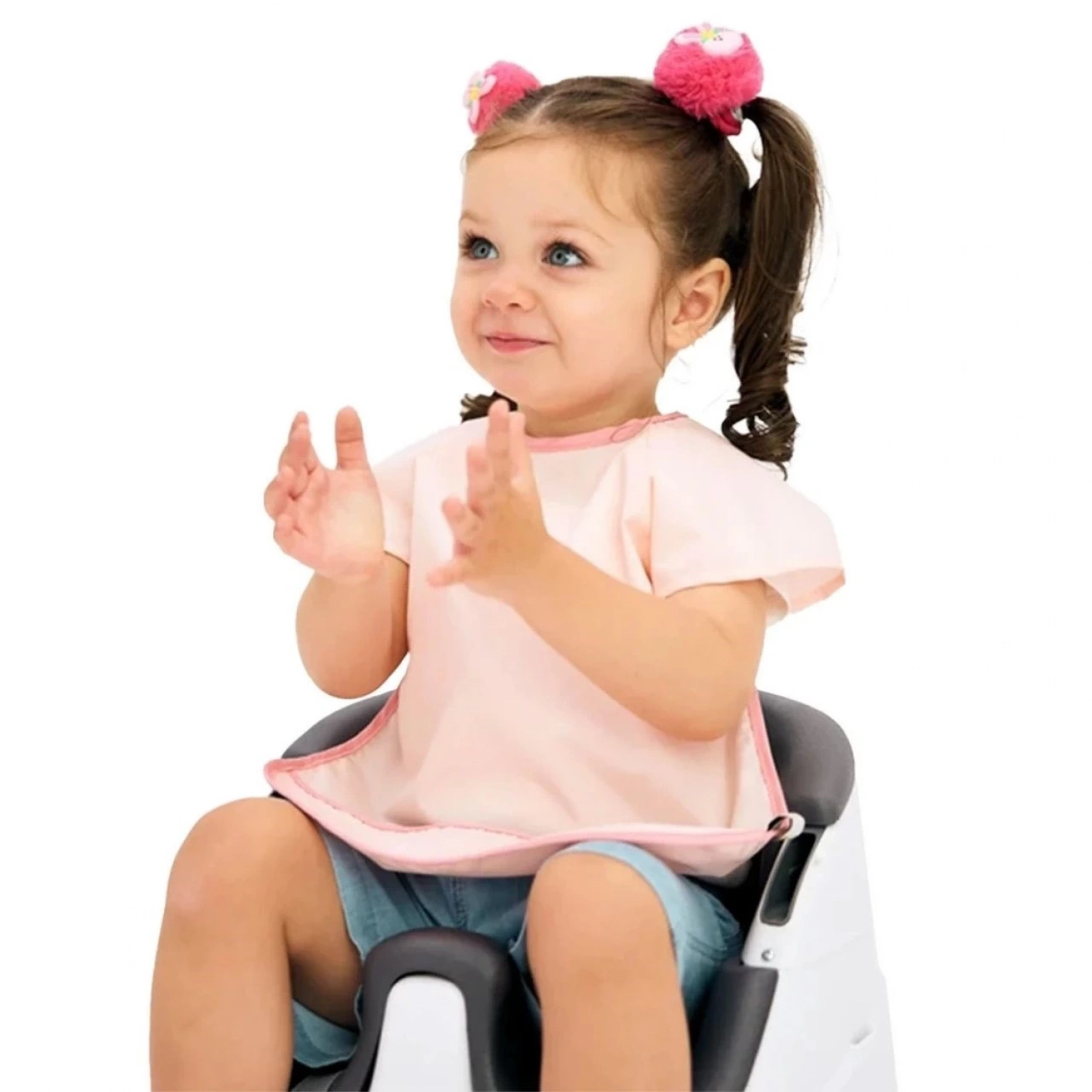 Miniboni Oyun & Mama Önlüğü Kısa Kollu - Pink