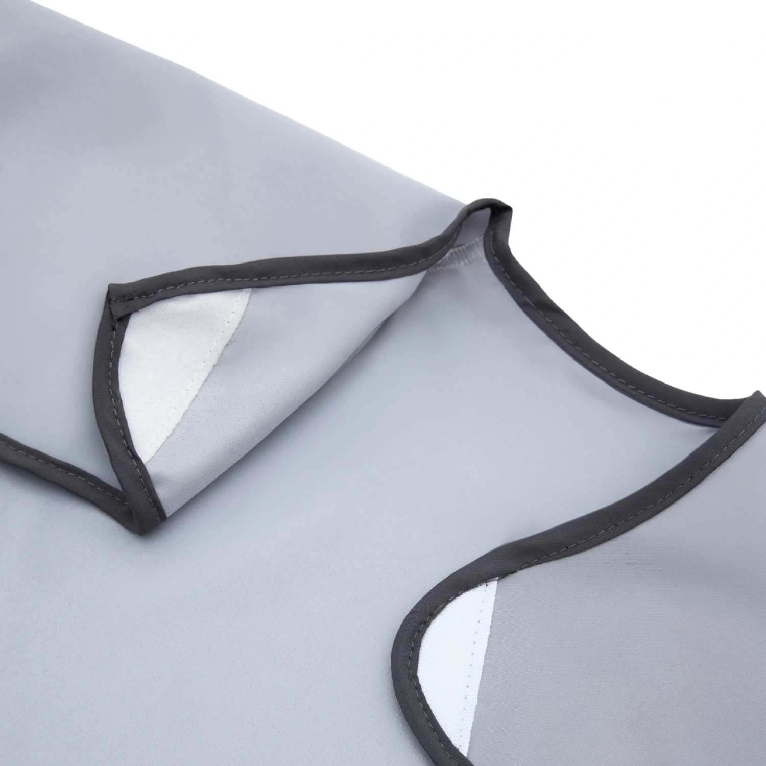 Miniboni Oyun & Mama Önlüğü Uzun Kollu - Grey