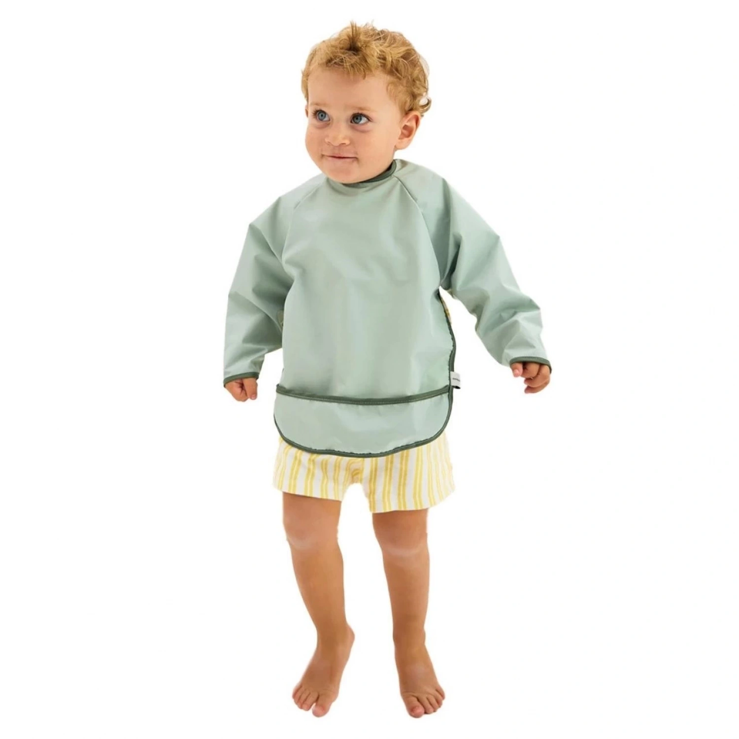 Miniboni Oyun & Mama Önlüğü Uzun Kollu - Mint