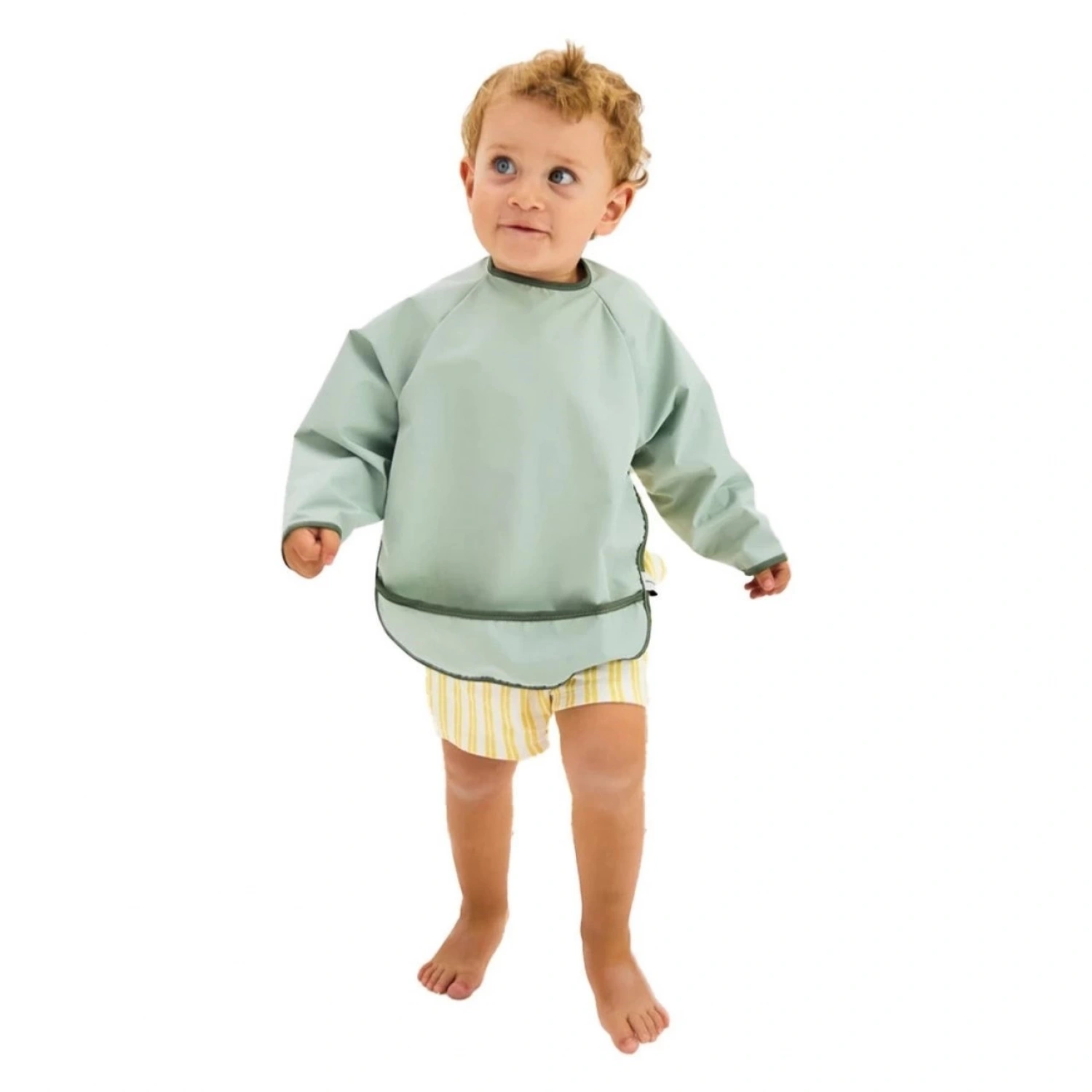 Miniboni Oyun & Mama Önlüğü Uzun Kollu - Mint