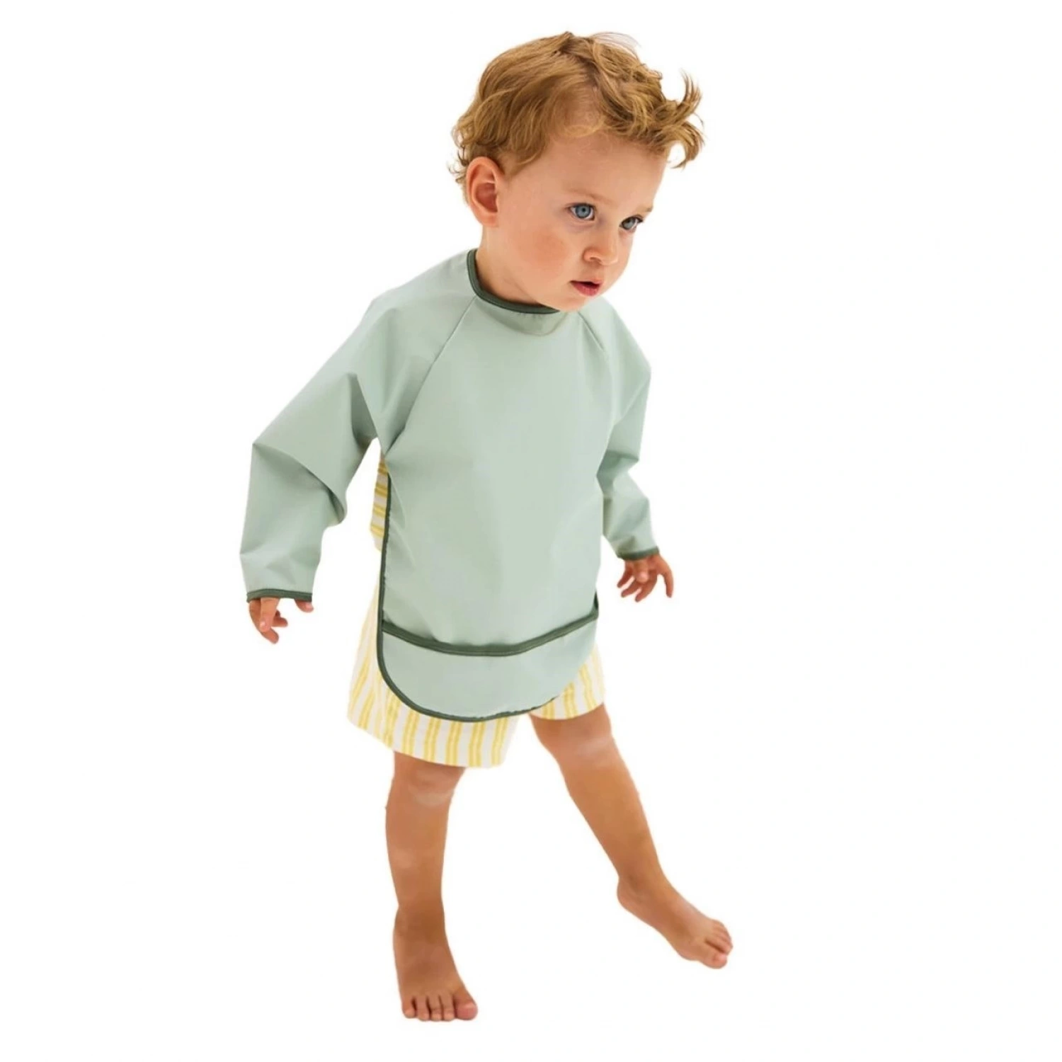 Miniboni Oyun & Mama Önlüğü Uzun Kollu - Mint