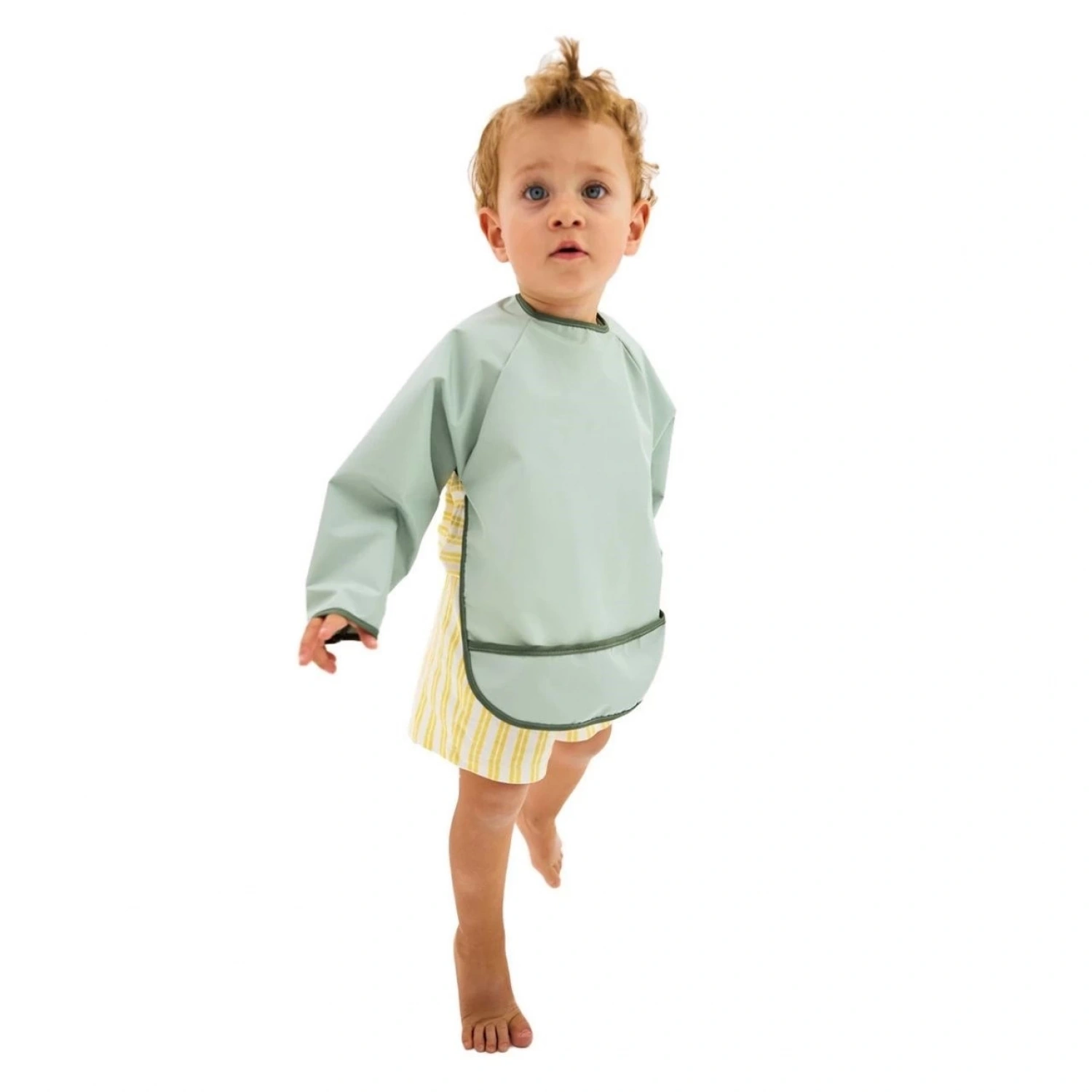 Miniboni Oyun & Mama Önlüğü Uzun Kollu - Mint