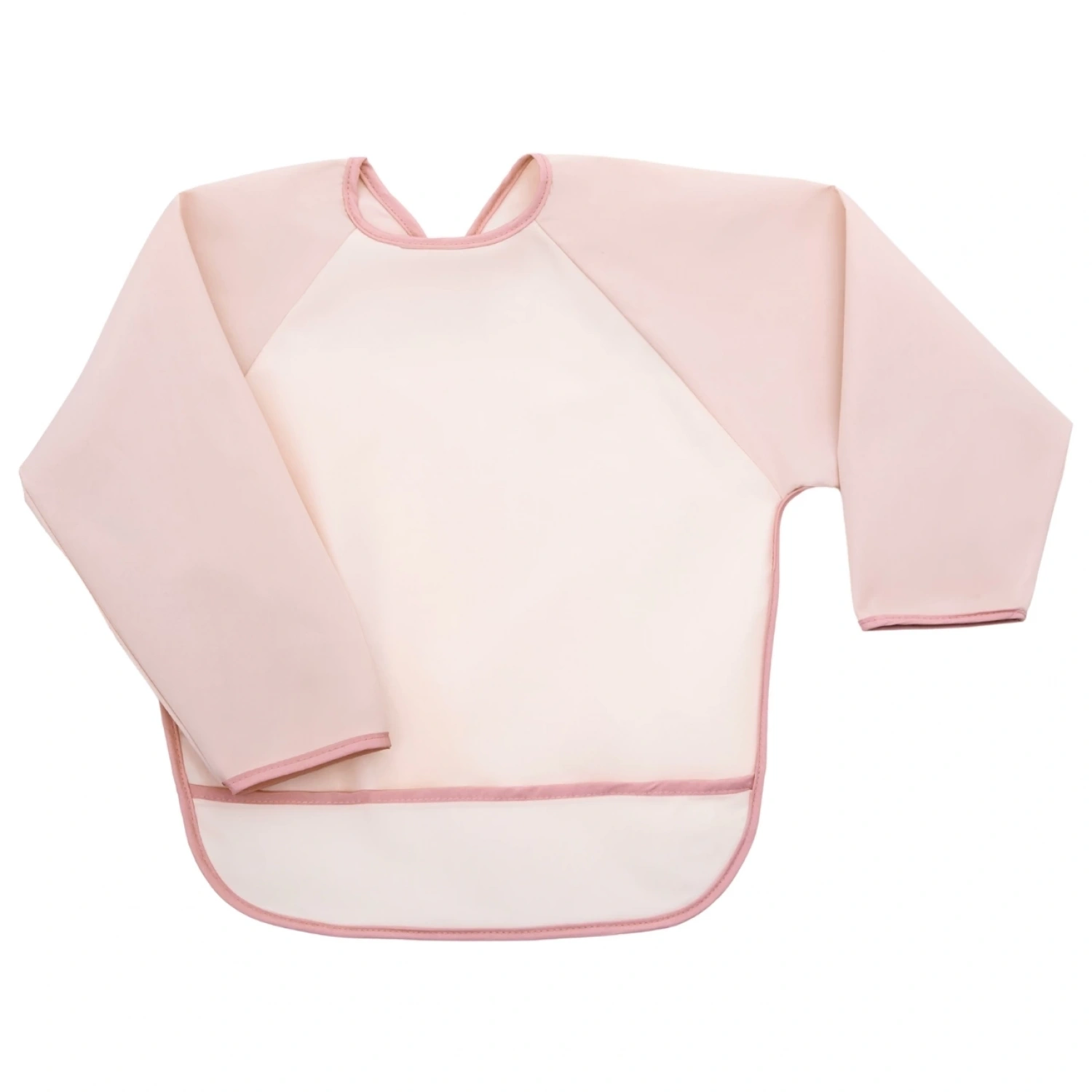 Miniboni Oyun & Mama Önlüğü Uzun Kollu - Pink