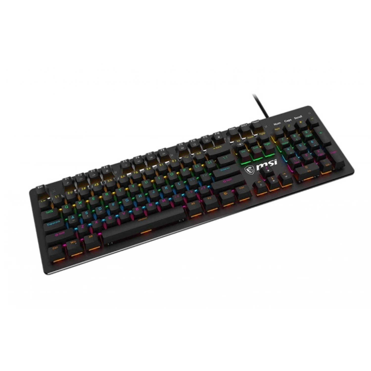 MSI FORGE GK300 RED SWITCH RGB MEKANIK GAMING KLAV