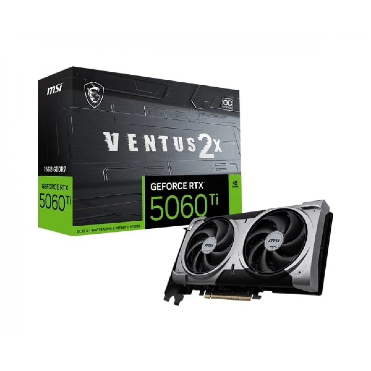 MSI GEFORCE RTX 5060 TI 16G VENTUS 2X OC PLUS