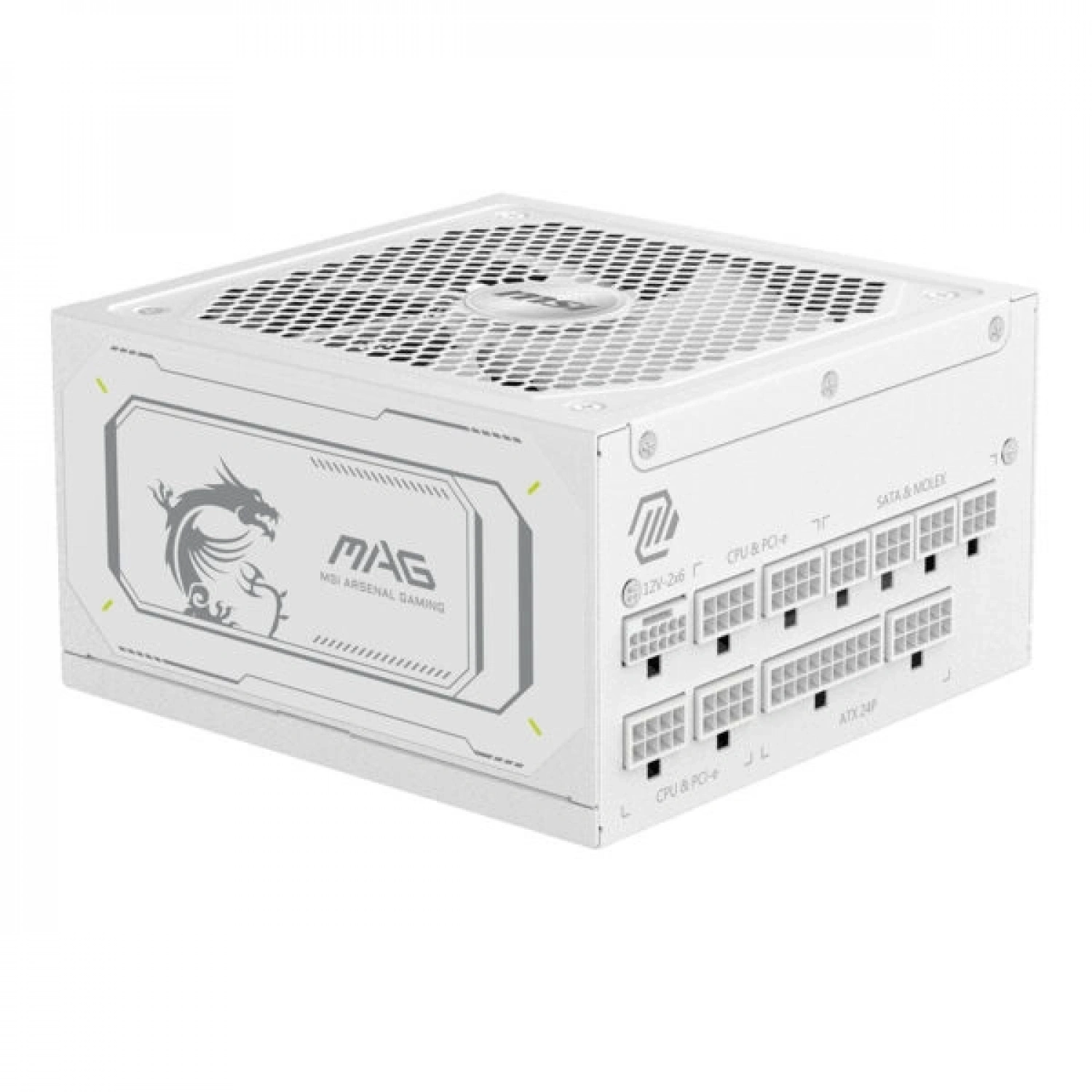 MSI MAG 1000GL PCIE5 WHITE 1000W 80+ GOLD POWER