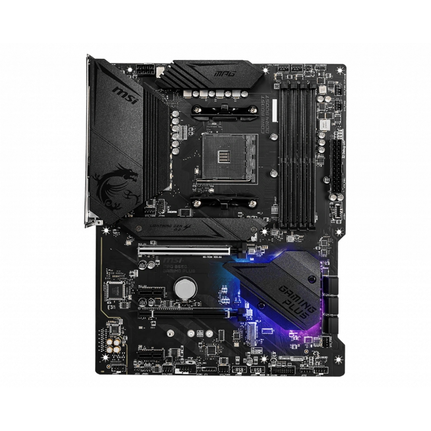 MSI MPG B550 GAMING PLUS DDR4 4400(OC)Mhz ATX AM4