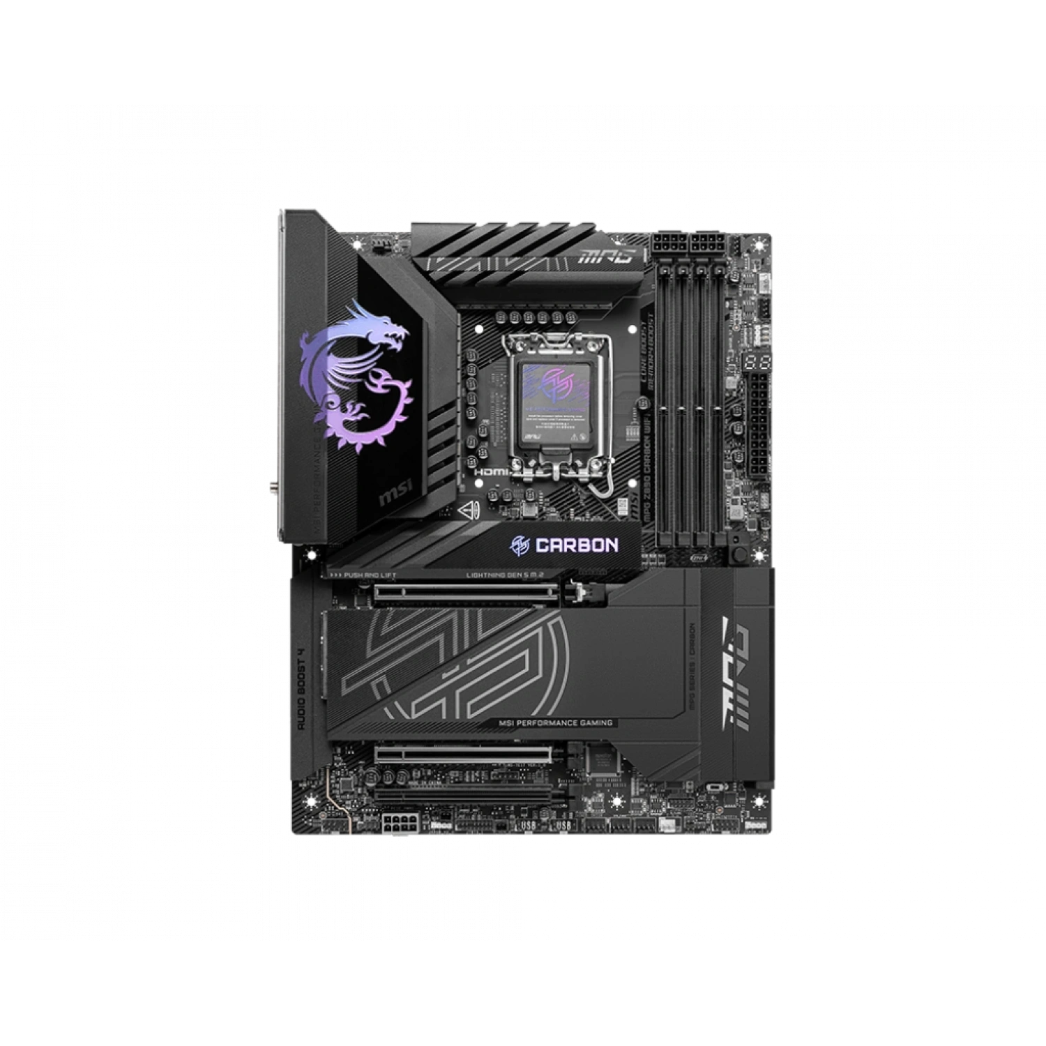 MSI MPG Z890 CARBON WIFI DDR5 9200(OC) DVI HDMI ATX
