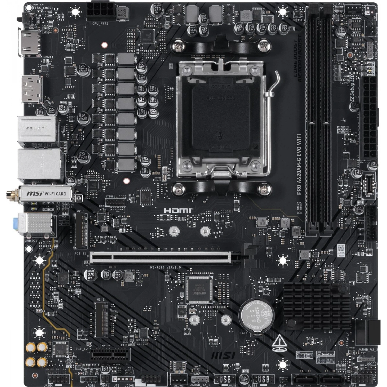 MSI PRO A620AM-G EVO WIFI GAMING ANAKART