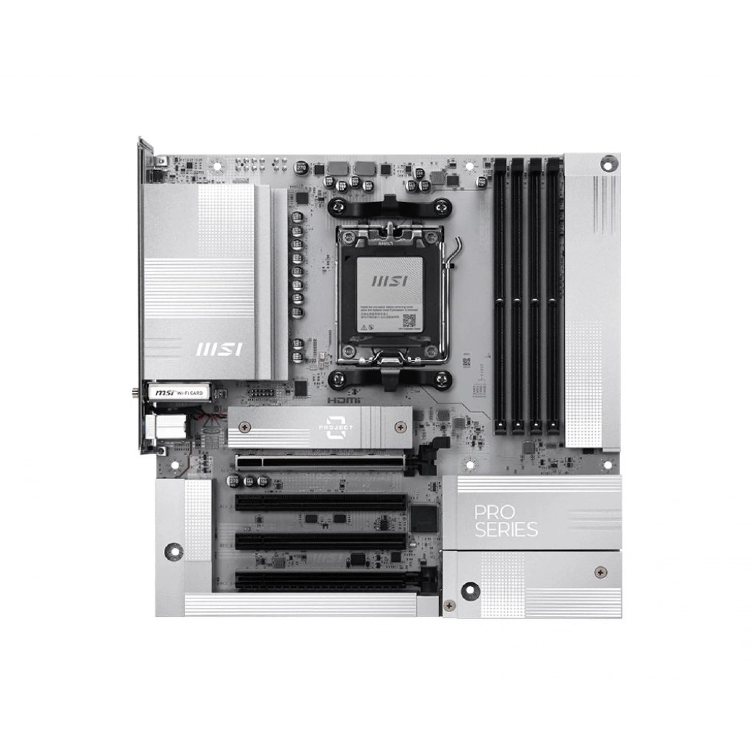 MSI PRO B850M-A WIFI PZ DDR5 ANAKART 8200MHz(OC)
