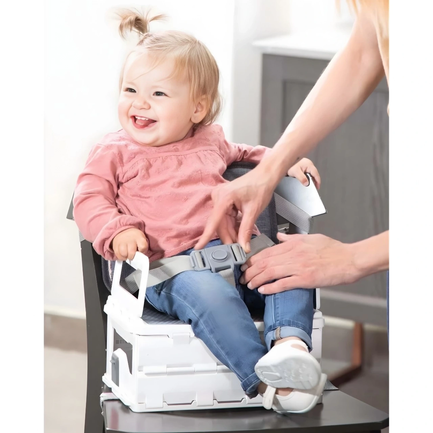 Nikidom Katlanabilir Portatif Mama Sandalyesi - Milky Way