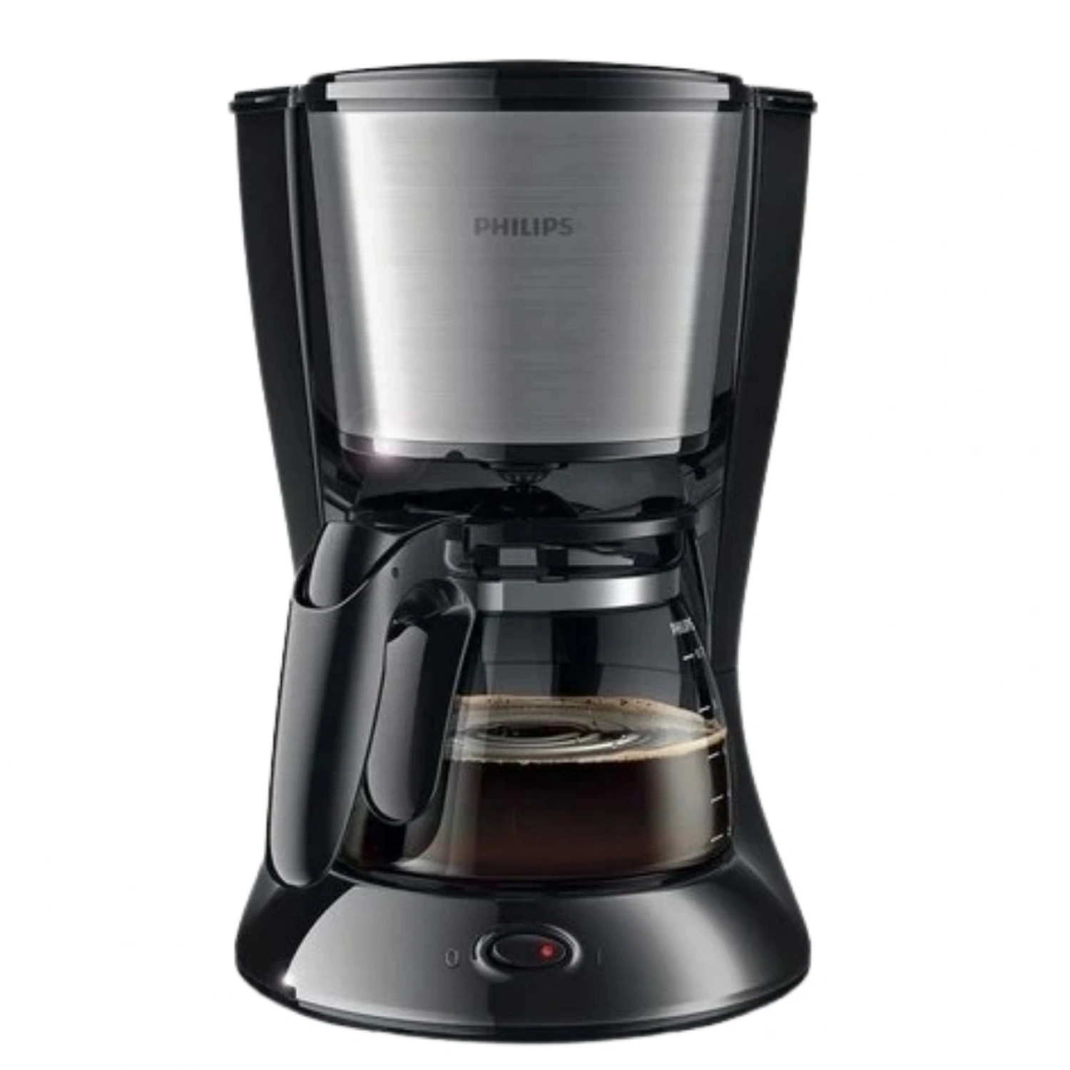 Philips HD7462/20 Filtre Kahve Makinesi, 1,2 Litre Kapasite, Otomatik Kapanma, Cam Demlikli, Siyah ve Metal,