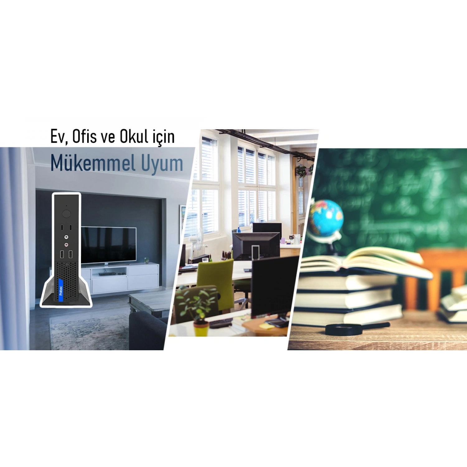 PRITTEC OX1 Q7-TH610L MINI PC I5-12400 / 8GB / 512 Nvme M2 / Free Dos