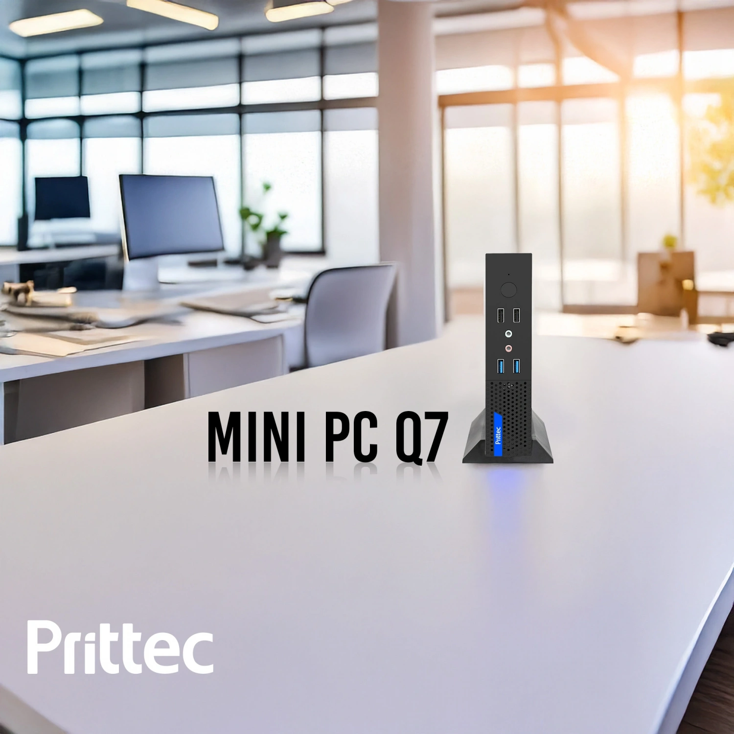 PRITTEC Q7-TH610L BAREBONE FreeDos MINI PC/ (SSD-RAM-CPU YOK)