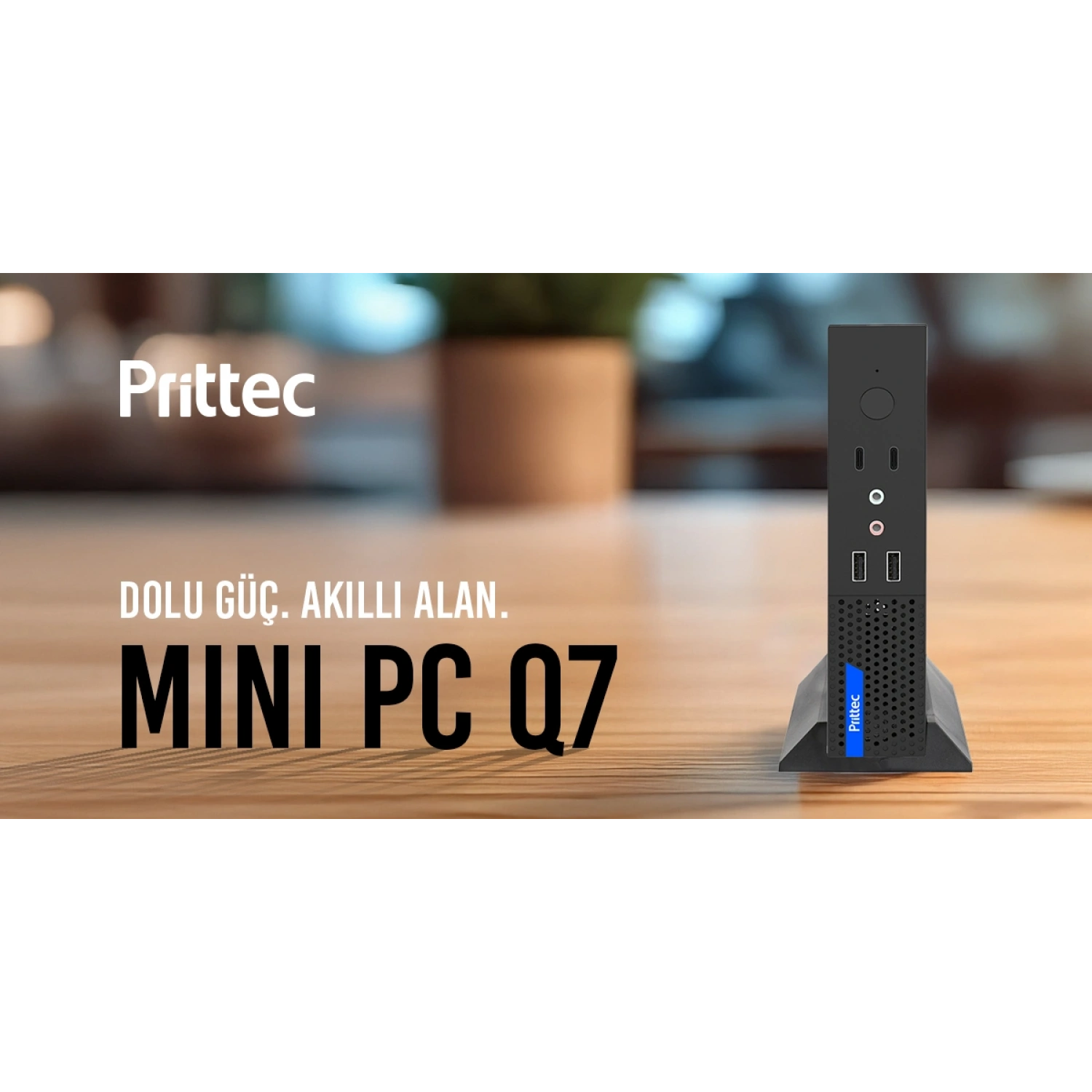 PRITTEC Q7-TH610L MINI PC I3-12100 /12 GB / 512 Nvme M2 / Free Dos