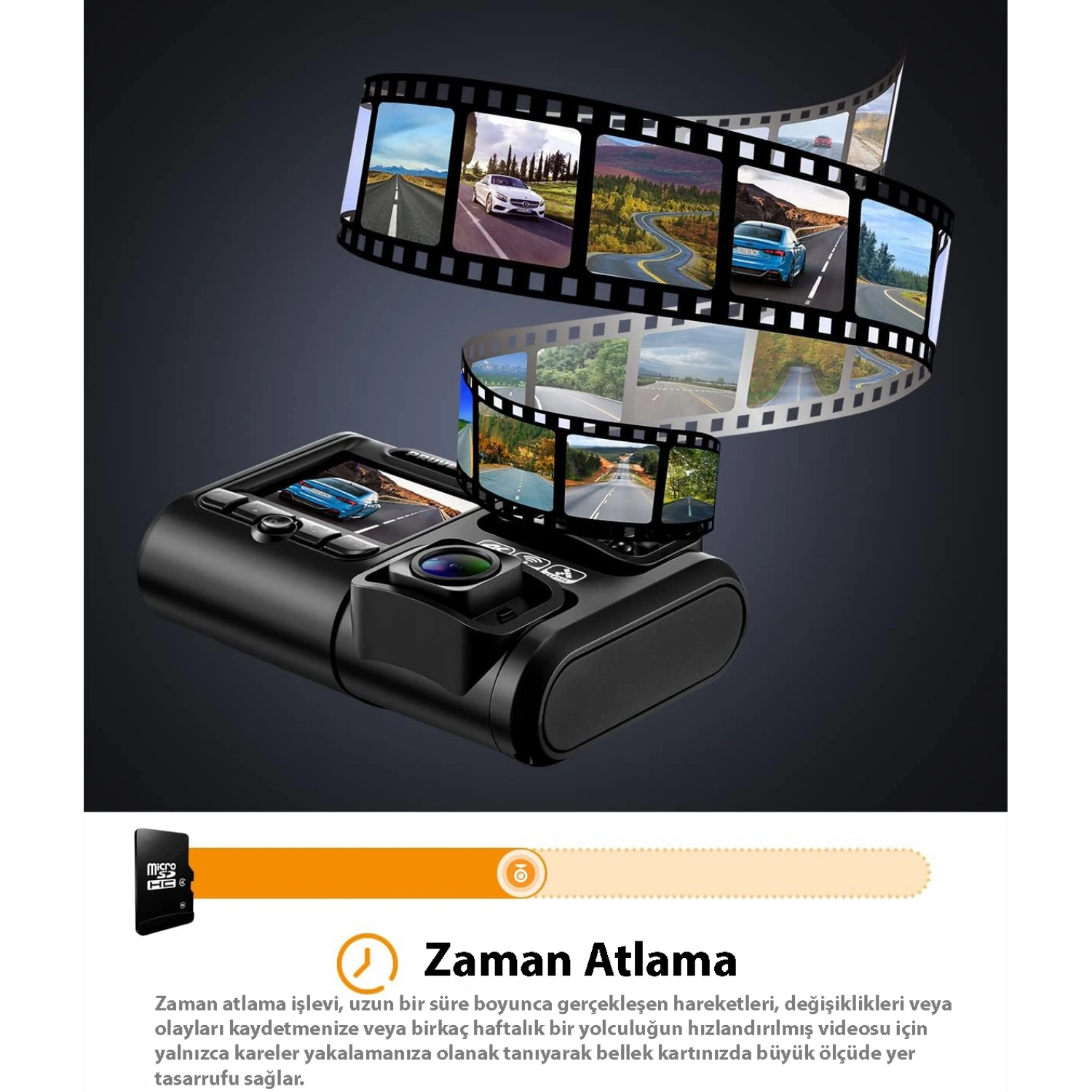 PRUVEEO D30 WI-FI 4K ARAC KAMERASI