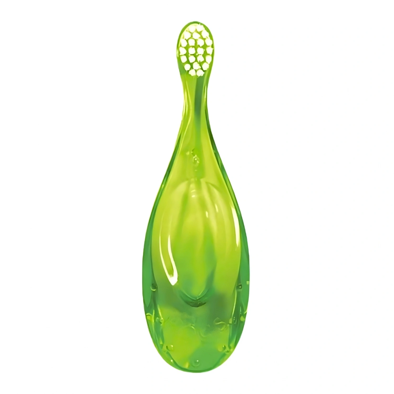 R.O.C.S. 0-3 Yaş Diş Fırçası ve Flipper Zürafa Figürlü Hijyenik Saklama Kabı Seti -Yeşil