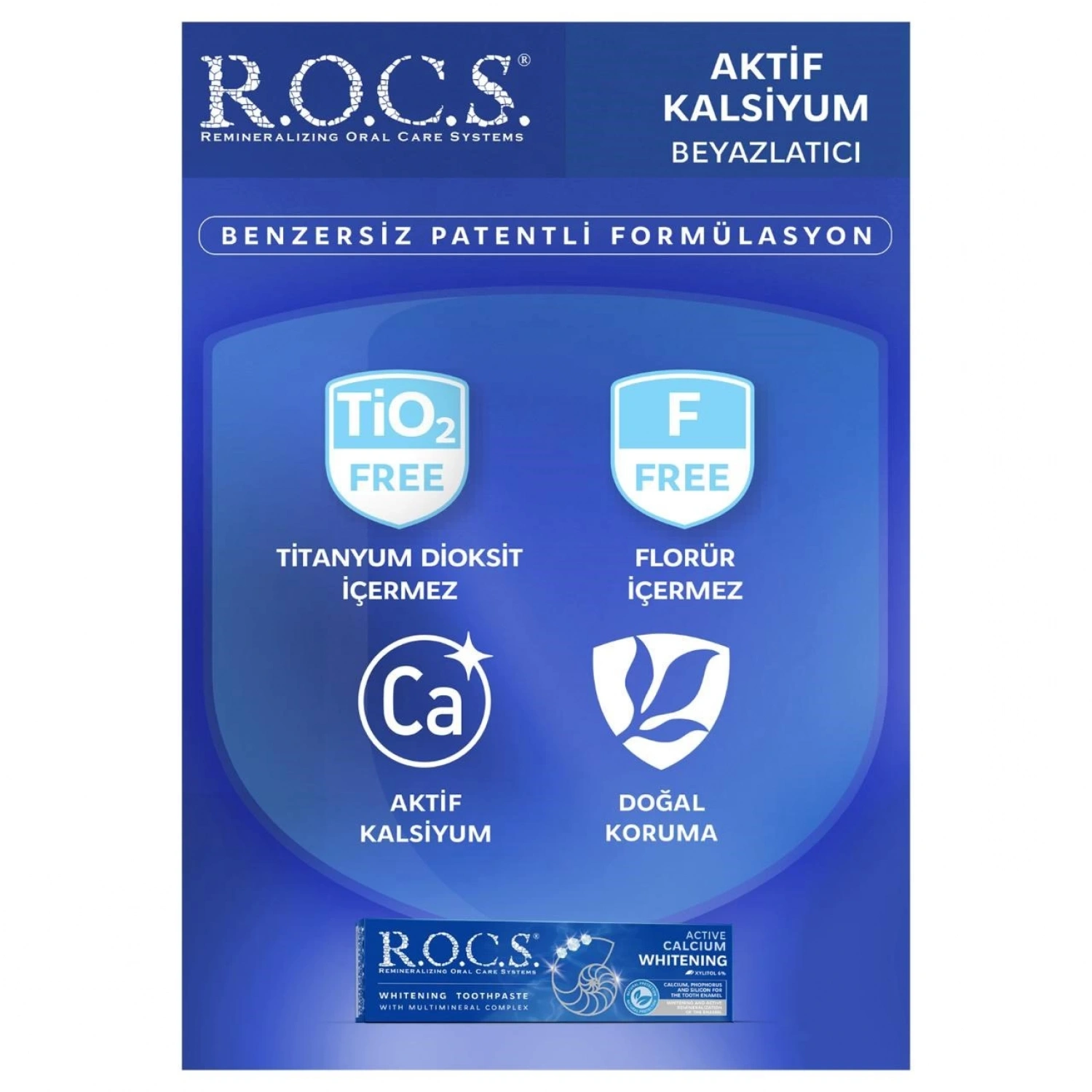 R.o.c.s. Aktif Kalsiyum Beyazlatıcı Diş Macunu 94gr