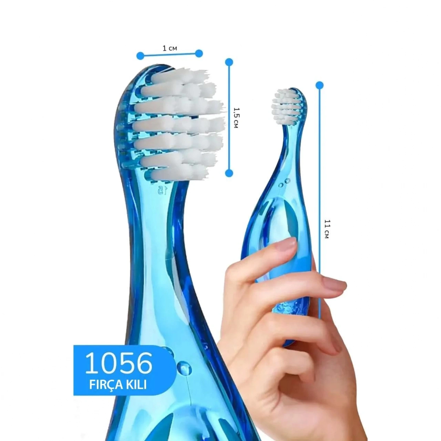 R.o.c.s. Baby 0-3 Yaş Bebek Diş Fırçası Mavi