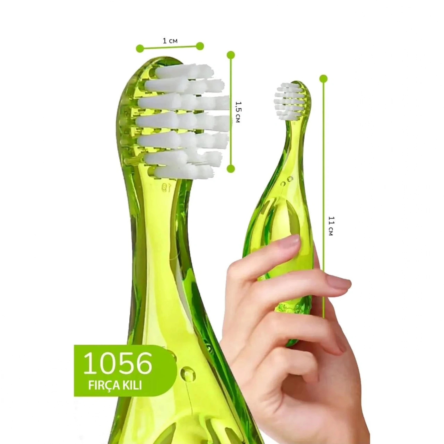 R.o.c.s. Baby 0-3 Yaş Bebek Diş Fırçası Yeşil