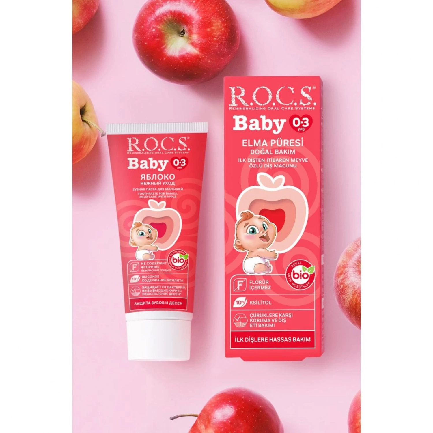 R.o.c.s. Baby 0-3 Yaş Elma Püresi Diş Macunu 35ml