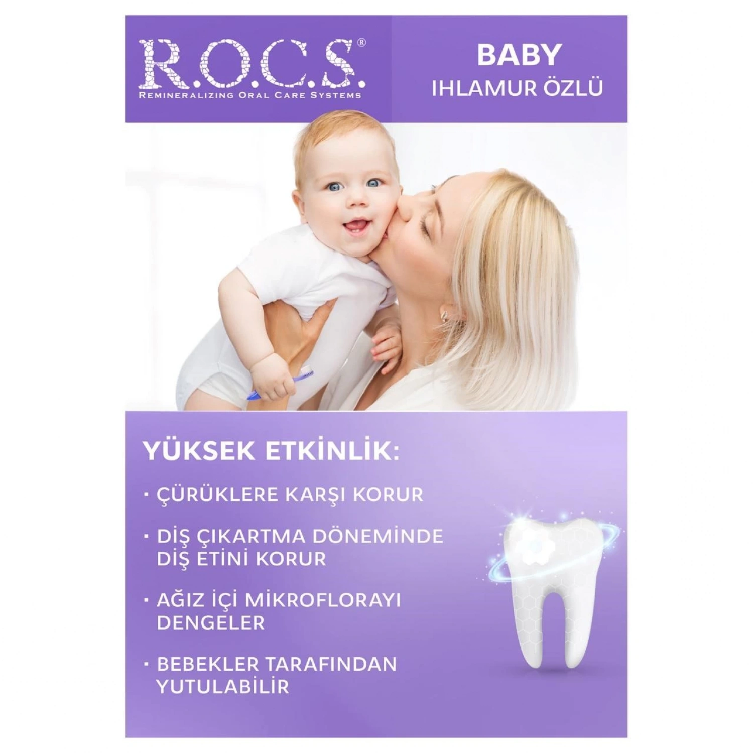 R.o.c.s. Baby 0-3 Yaş Ihlamur Özlü Diş Macunu 35ml