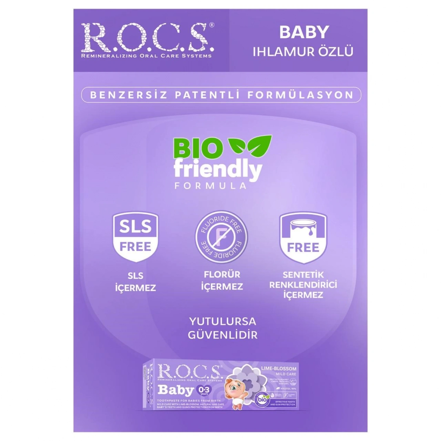 R.o.c.s. Baby 0-3 Yaş Ihlamur Özlü Diş Macunu 35ml
