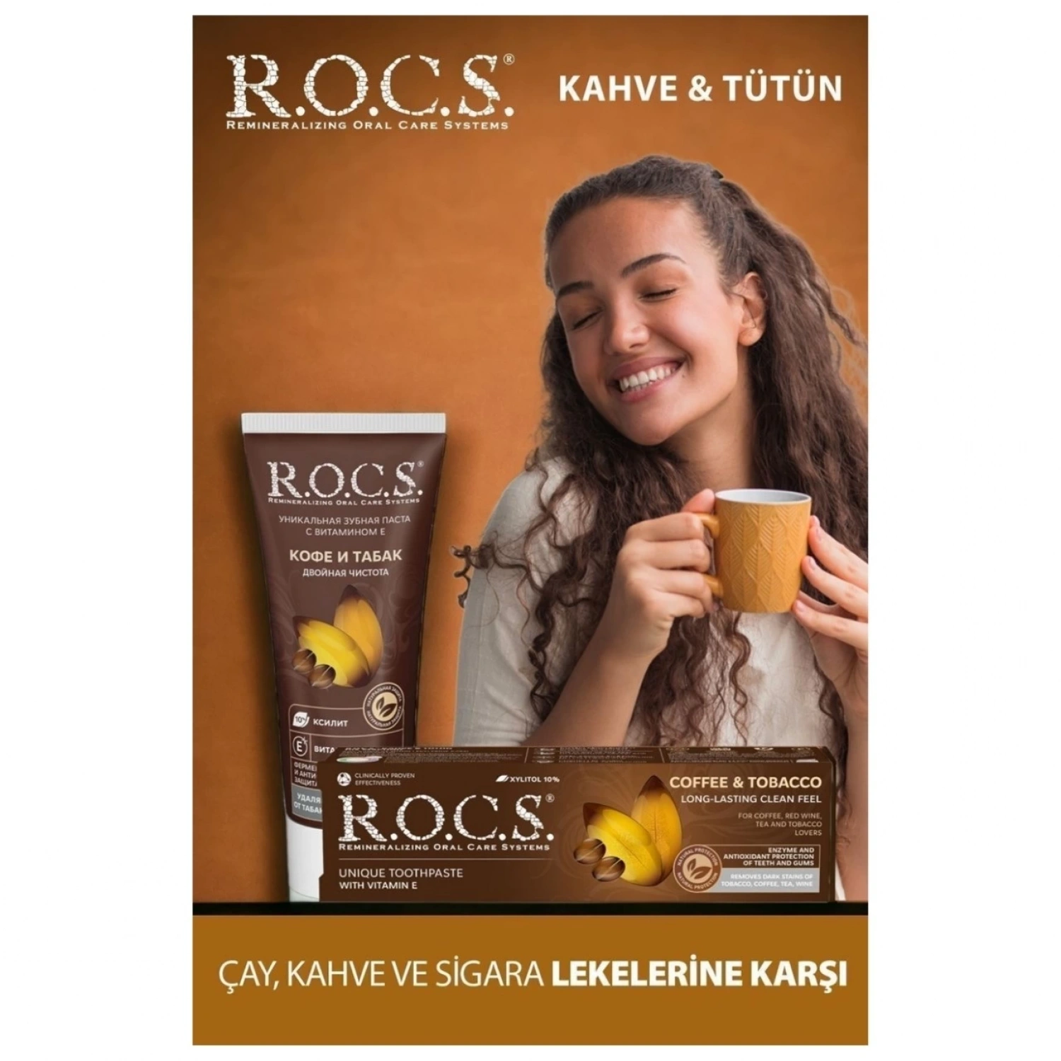 R.o.c.s. Kahve & Tütün Lekelere Karşı Diş Macunu 60ml