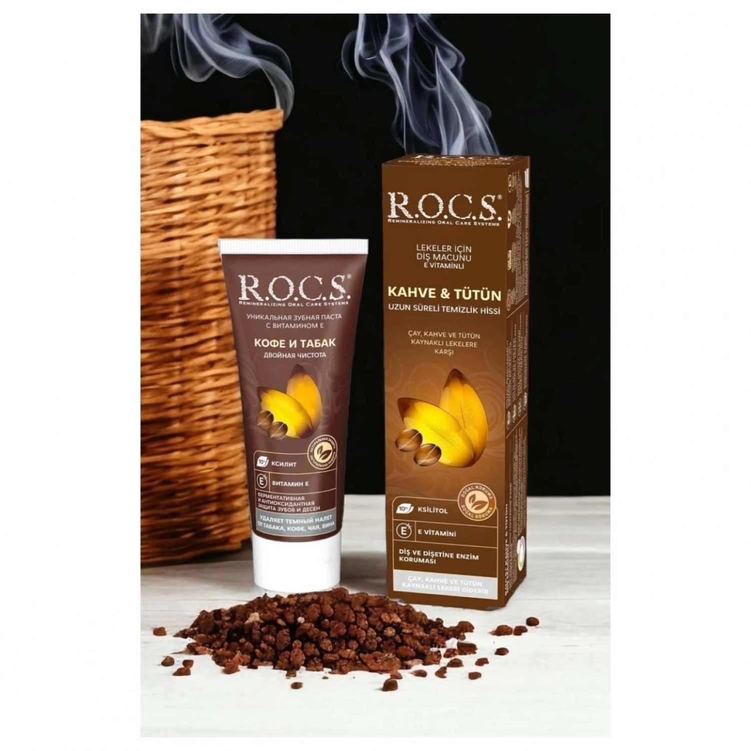 R.o.c.s. Kahve & Tütün Lekelere Karşı Diş Macunu 60ml