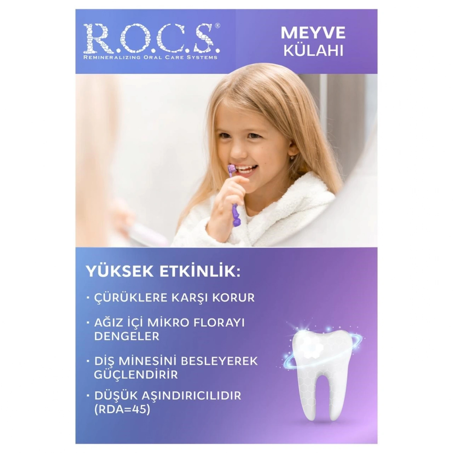 R.o.c.s. Kids 3-7 Yaş Meyve Külahı Diş Macunu 35ml